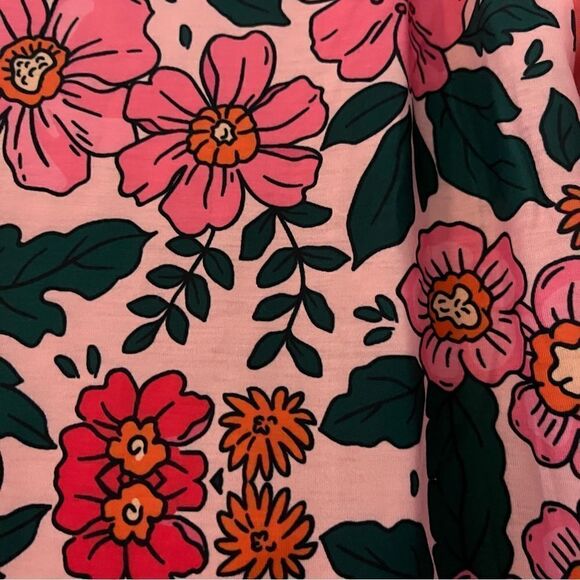 Boutique Long Sleeve Floral Top, Cotton/poly Blend, XL NWOT - Picture 2 of 4